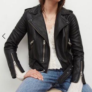 AllSaints Balfern Leather Biker Jacket